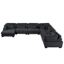 Homelegance Traverse 8555BK*2CR3ACVC 6 pc Modular Sectional with Reversible Chaise IMAGE 4