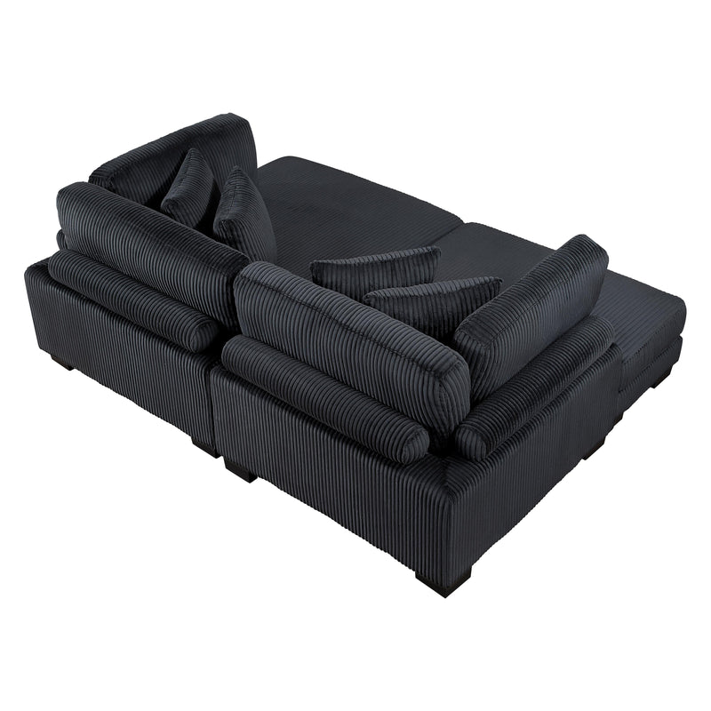 Homelegance Traverse 8555BK*2VC 2 pc Chaise Lounge IMAGE 4