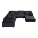 Homelegance Traverse 8555BK*3CR2ACOT 6 pc Modular Sectional with Ottoman IMAGE 3