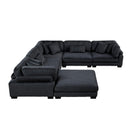 Homelegance Traverse 8555BK*3CR2ACOT 6 pc Modular Sectional with Ottoman IMAGE 6