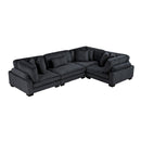 Homelegance Traverse 8555BK*3CRAC 4 pc Modular Sectional IMAGE 1