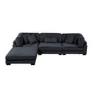 Homelegance Traverse 8555BK*4OT 4 pc Modular Sectional with Ottoman IMAGE 4