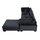 Homelegance Traverse 8555BK*4OT 4 pc Modular Sectional with Ottoman IMAGE 6