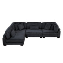 Homelegance Traverse 8555BK*4SC 4 pc Modular Sectional IMAGE 4