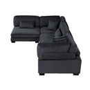 Homelegance Traverse 8555BK*4SC 4 pc Modular Sectional IMAGE 6