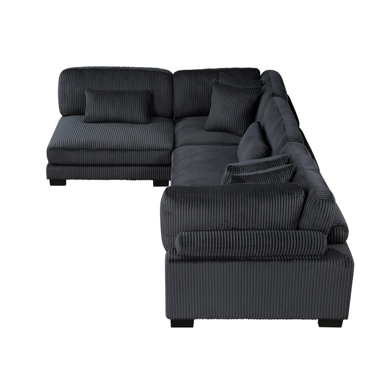 Homelegance Traverse 8555BK*4SC 4 pc Modular Sectional IMAGE 6