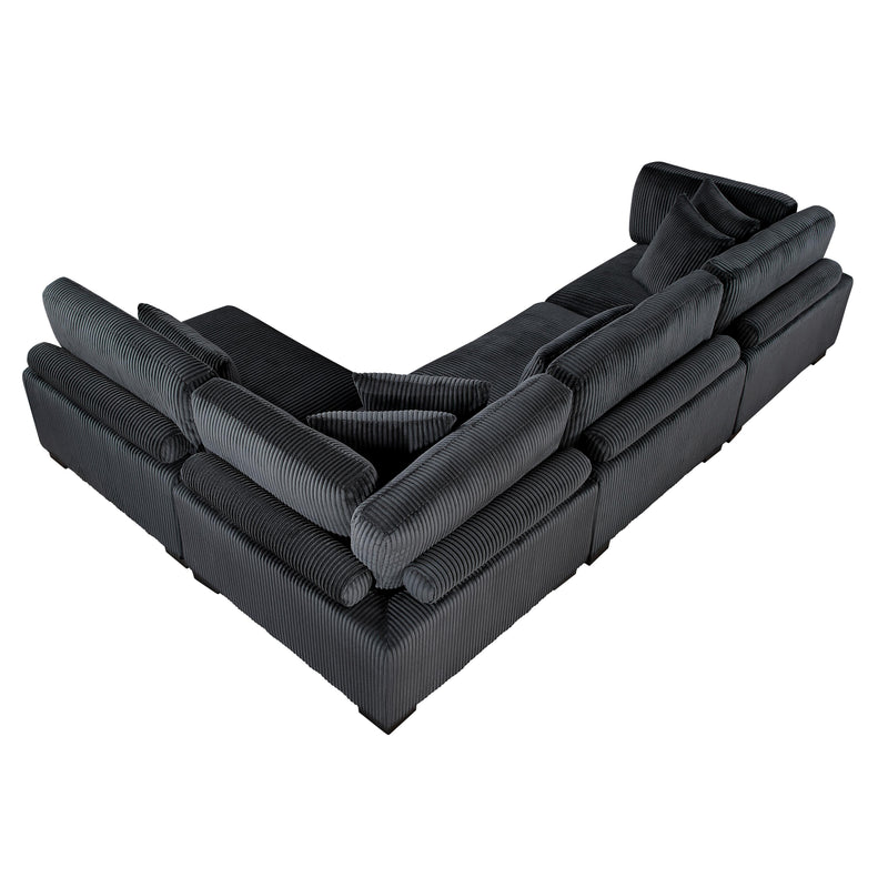 Homelegance Traverse 8555BK*4SC 4 pc Modular Sectional IMAGE 7