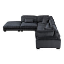 Homelegance Traverse 8555BK*5OT 5 pc Modular Sectional with Ottoman IMAGE 6