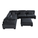 Homelegance Traverse 8555BK*6OT 6 pc Modular Sectional with Ottoman IMAGE 5