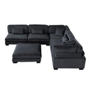 Homelegance Traverse 8555BK*6OT 6 pc Modular Sectional with Ottoman IMAGE 6