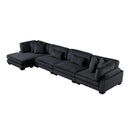 Homelegance Traverse 8555BK*CR2ACVC 4 pc Modular Sectional with Reversible Chaise IMAGE 2