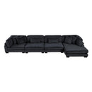 Homelegance Traverse 8555BK*CR2ACVC 4 pc Modular Sectional with Reversible Chaise IMAGE 3