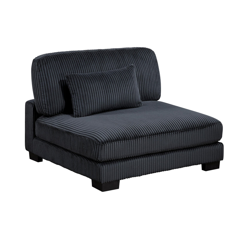 Homelegance Traverse 8555BK*CR2ACVCOT 5 pc Modular Sectional with Reversible Chaise and Ottoman IMAGE 7