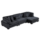 Homelegance Traverse 8555BK*CRACVC 3 pc Modular Sectional with Reversible Chaise IMAGE 1