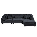 Homelegance Traverse 8555BK*CRACVC 3 pc Modular Sectional with Reversible Chaise IMAGE 3