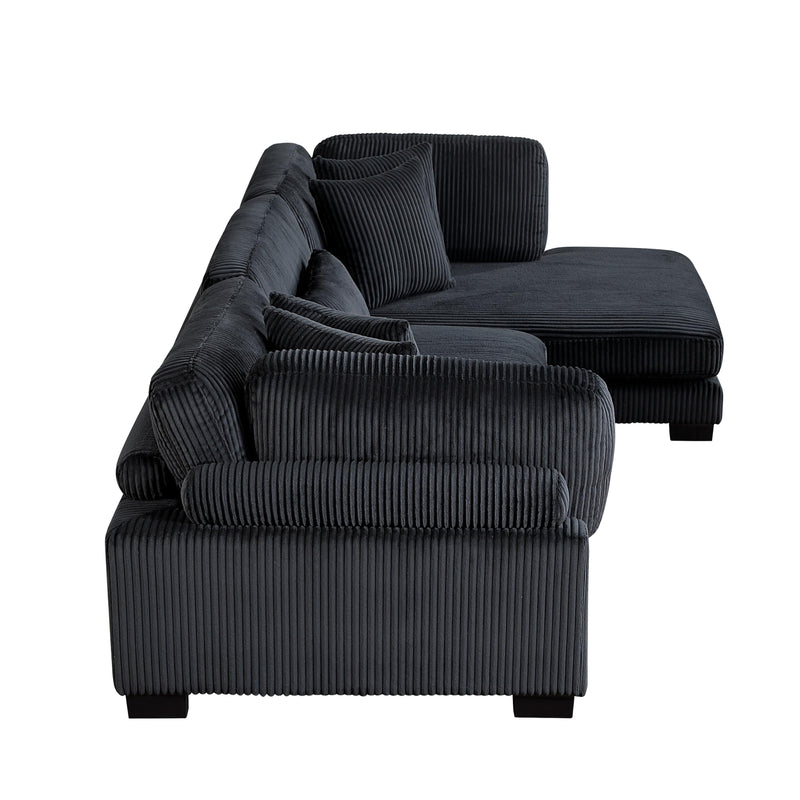 Homelegance Traverse 8555BK*CRACVC 3 pc Modular Sectional with Reversible Chaise IMAGE 5