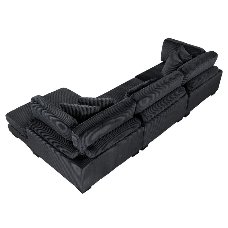 Homelegance Traverse 8555BK*CRACVC 3 pc Modular Sectional with Reversible Chaise IMAGE 9