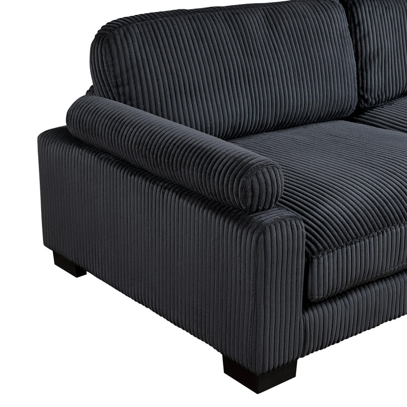 Homelegance Traverse 8555BK*CRACVCOT 4 pc Modular Sectional with Reversible Chaise and Ottoman IMAGE 19