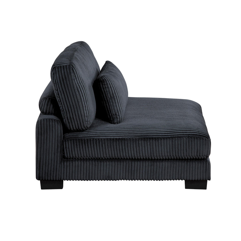 Homelegance Traverse 8555BK*CRACVCOT 4 pc Modular Sectional with Reversible Chaise and Ottoman IMAGE 8