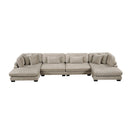 Homelegance Traverse 8555GB*2AC2VC 4 pc Modular Sectional with Reversible Chaise IMAGE 2