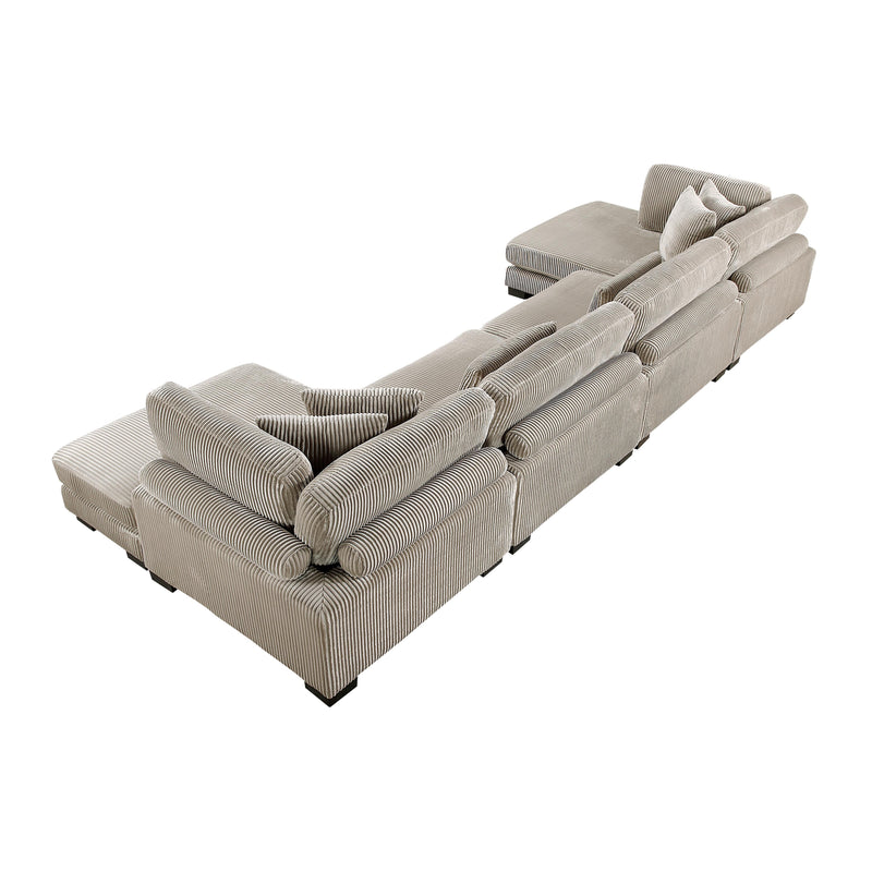 Homelegance Traverse 8555GB*2AC2VC 4 pc Modular Sectional with Reversible Chaise IMAGE 4