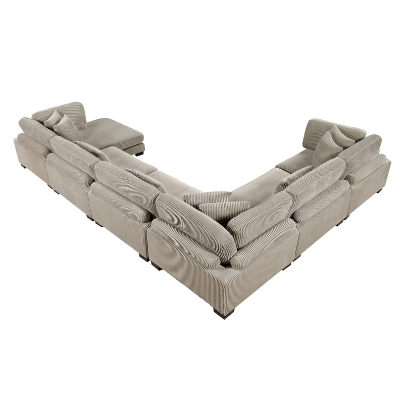 Homelegance Traverse 8555GB*2CR3ACVC 6 pc Modular Sectional with Reversible Chaise IMAGE 7