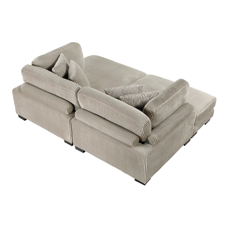 Homelegance Traverse 8555GB*2VC 2 pc Chaise Lounge IMAGE 4