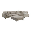 Homelegance Traverse 8555GB*3CRACOT 5 pc Modular Sectional with Ottoman IMAGE 1