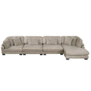 Homelegance Traverse 8555GB*CR2ACVC 4 pc Modular Sectional with Reversible Chaise IMAGE 3