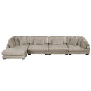 Homelegance Traverse 8555GB*CR2ACVC 4 pc Modular Sectional with Reversible Chaise IMAGE 4