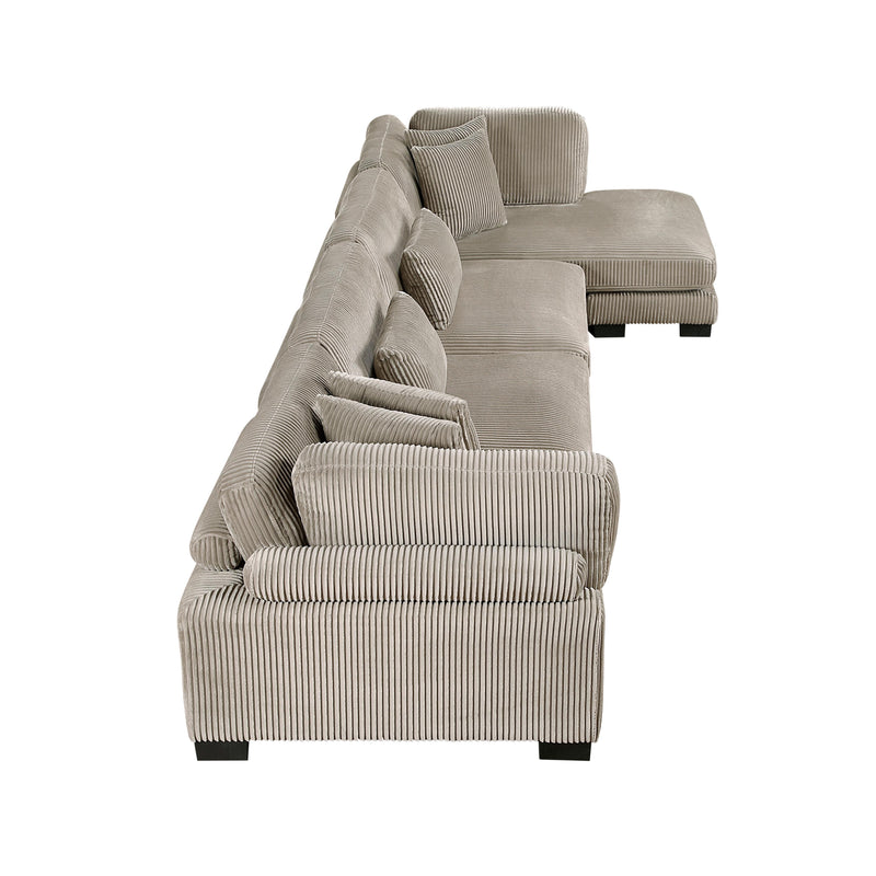 Homelegance Traverse 8555GB*CR2ACVC 4 pc Modular Sectional with Reversible Chaise IMAGE 5