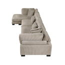 Homelegance Traverse 8555GB*CR2ACVC 4 pc Modular Sectional with Reversible Chaise IMAGE 6