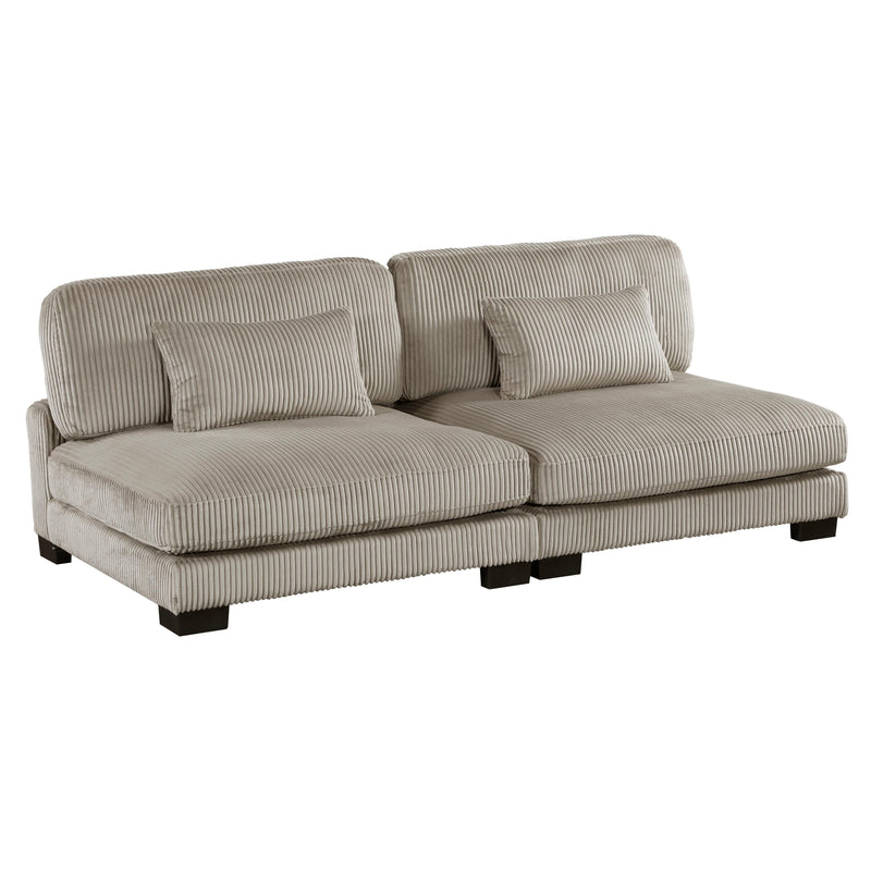 Homelegance Traverse 8555GB*CR2ACVCOT 5 pc Modular Sectional with Reversible Chaise and Ottoman IMAGE 12