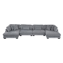 Homelegance Traverse 8555GY*2AC2VC 4 pc Modular Sectional with Reversible Chaise IMAGE 2