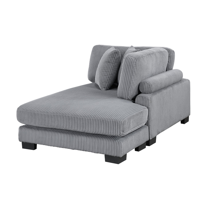 Homelegance Traverse 8555GY*2AC2VC 4 pc Modular Sectional with Reversible Chaise IMAGE 6