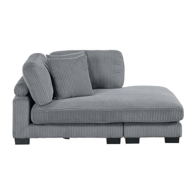 Homelegance Traverse 8555GY*2AC2VC 4 pc Modular Sectional with Reversible Chaise IMAGE 8