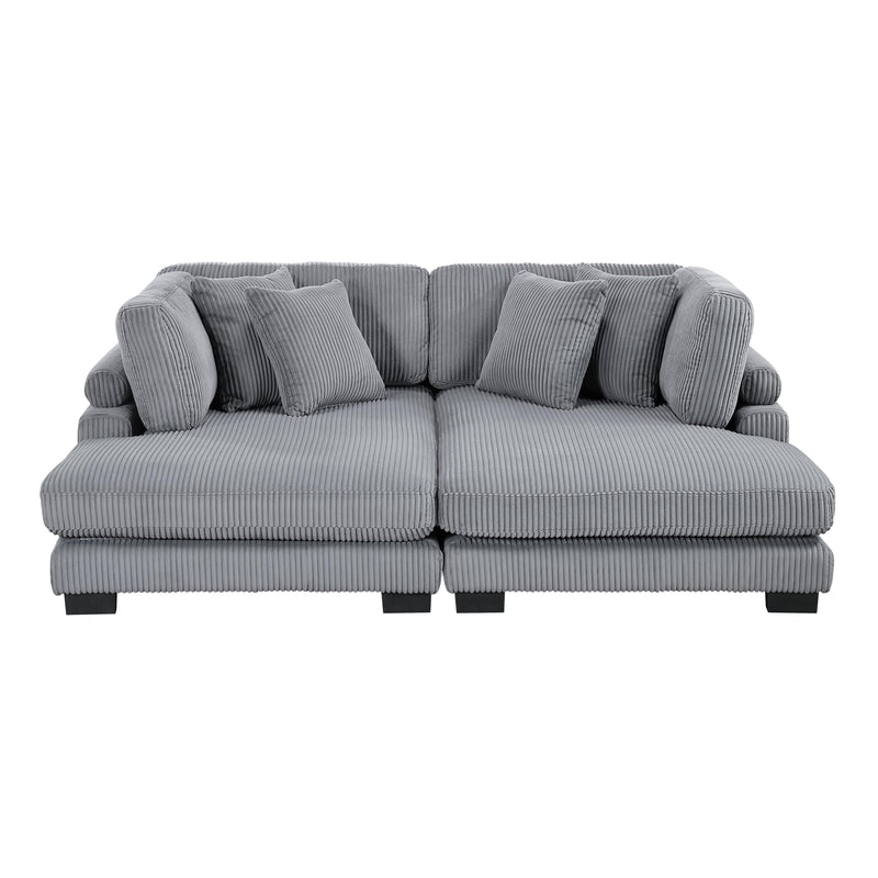 Homelegance Traverse 8555GY*2VC 2 pc Chaise Lounge IMAGE 2