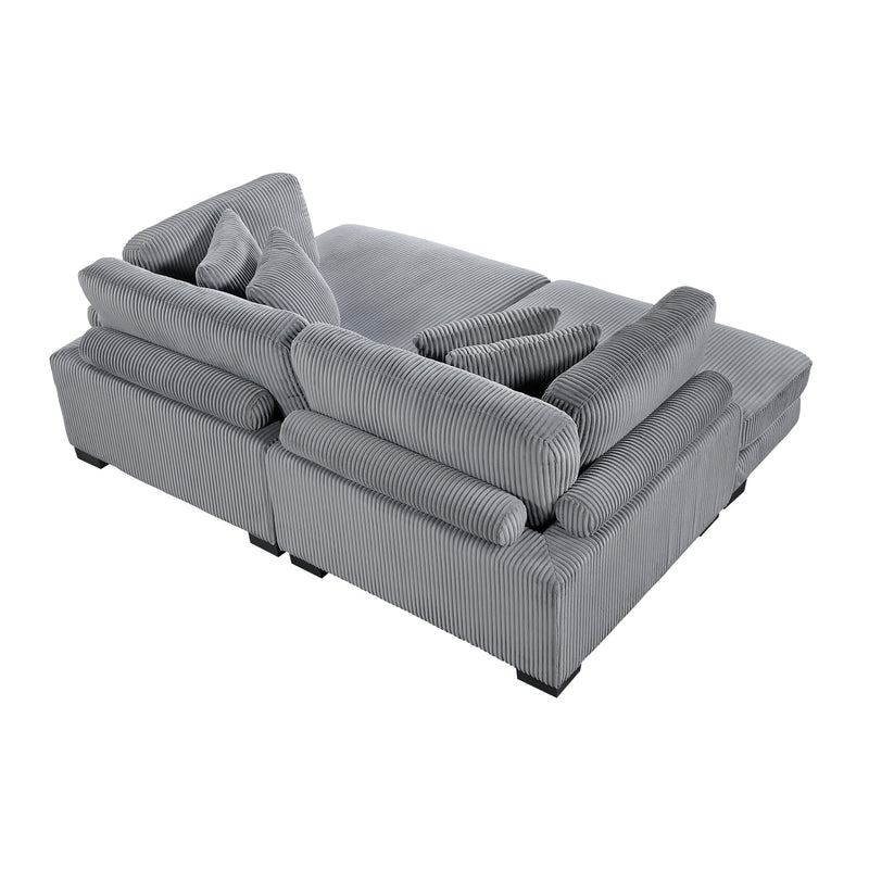 Homelegance Traverse 8555GY*2VC 2 pc Chaise Lounge IMAGE 4