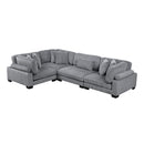 Homelegance Traverse 8555GY*3CRAC 4 pc Modular Sectional IMAGE 2