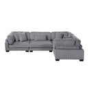 Homelegance Traverse 8555GY*3CRAC 4 pc Modular Sectional IMAGE 3