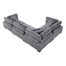 Homelegance Traverse 8555GY*3CRAC 4 pc Modular Sectional IMAGE 8