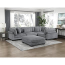 Homelegance Traverse 8555GY*3CRACOT 5 pc Modular Sectional with Ottoman IMAGE 20
