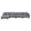 Homelegance Traverse 8555GY*CR2ACVC 4 pc Modular Sectional with Reversible Chaise IMAGE 4