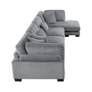 Homelegance Traverse 8555GY*CR2ACVC 4 pc Modular Sectional with Reversible Chaise IMAGE 5