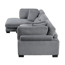 Homelegance Traverse 8555GY*CRACVC 3 pc Modular Sectional with Reversible Chaise IMAGE 8
