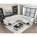Homelegance McPherson 9455CLD*5LRRRPWH 5 pc Power Reclining Sectional with Power Headrests, Charging Ports IMAGE 17