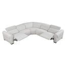 Homelegance McPherson 9455CLD*5LRRRPWH 5 pc Power Reclining Sectional with Power Headrests, Charging Ports IMAGE 3