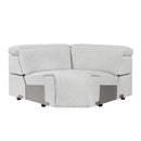 Homelegance McPherson 9455CLD*5LRRRPWH 5 pc Power Reclining Sectional with Power Headrests, Charging Ports IMAGE 7