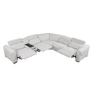 Homelegance McPherson 9455CLD*6LRRRPWH 6 pc Power Reclining Sectional with Power Headrests, Charging Ports IMAGE 11
