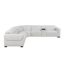 Homelegance McPherson 9455CLD*6LRRRPWH 6 pc Power Reclining Sectional with Power Headrests, Charging Ports IMAGE 3
